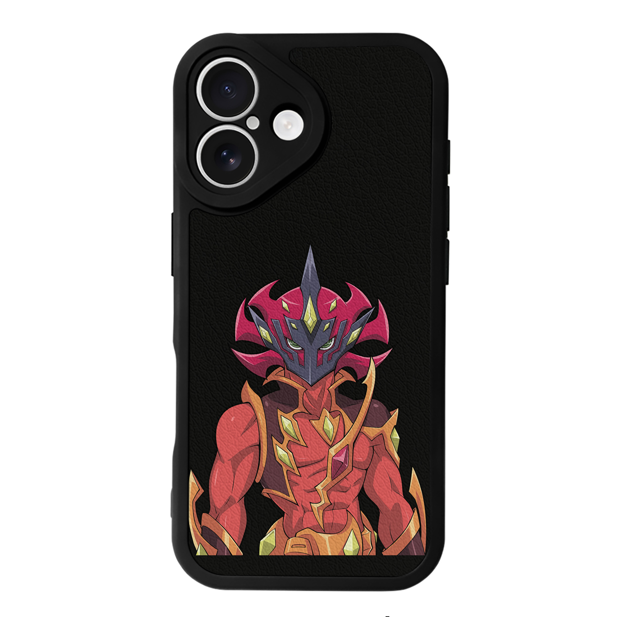 （画像用） 遊☆戯☆王 Yu-Gi-Oh! 【iPhone 16シリーズ対応】シリコンスマホケース（レザー調） 材質：シリコン